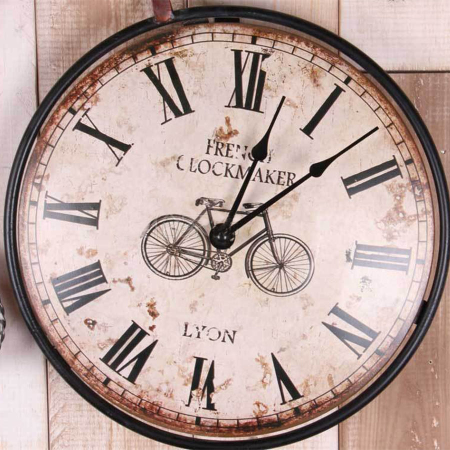 Horloge murale créative pour vélo