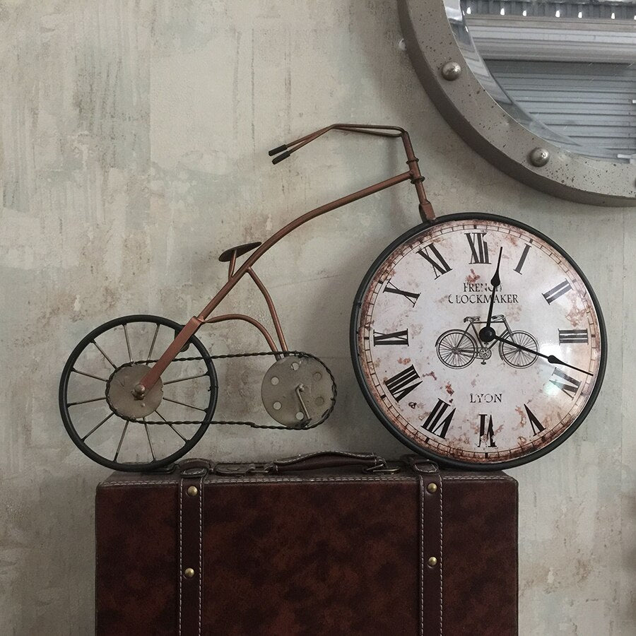 Horloge murale créative pour vélo