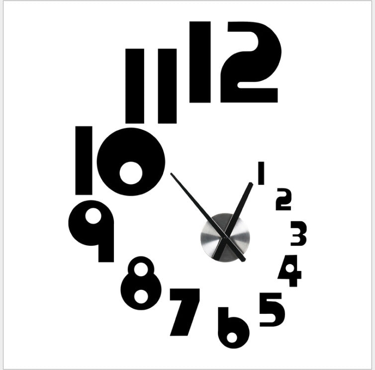 Horloge Murale Design Noire